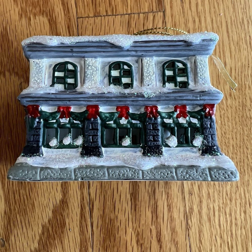 ENESCO It's A Wonderful Life BAILEY BUILDING & LOAN Light Up Hang Ornament VTG - Picture 2 of 6